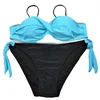 Cross-border e-commerce new two-piece bikini with steel bracket chest pad direct beach house swimwear