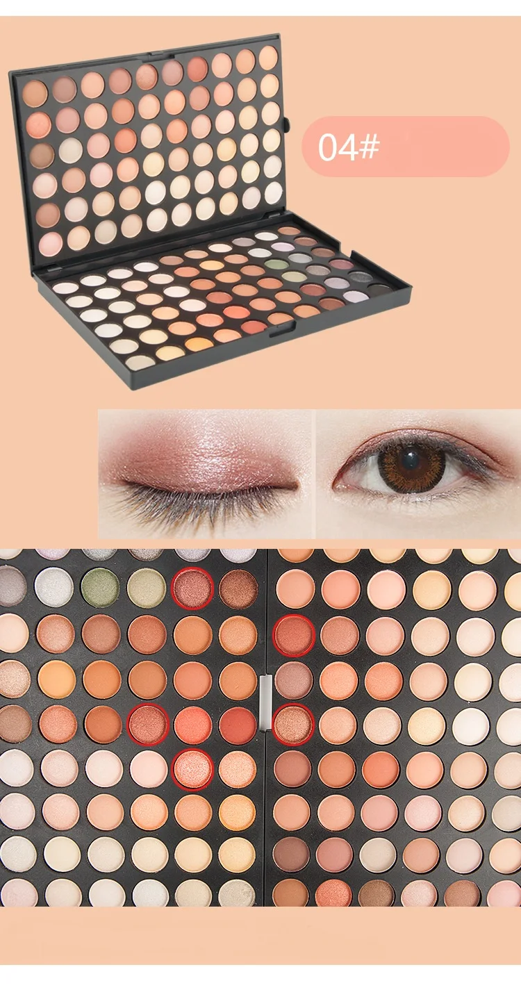 Pro X120 Full Eyeshadow Palette 2 Makeup Palletes Each 60 Colors Eye Shadow Makeup Cosmetics 
