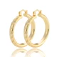 quality Jewelrynew model Hoops 14 karat gold plated jewelry wholesale custom fashion earring circle personalised 50mm