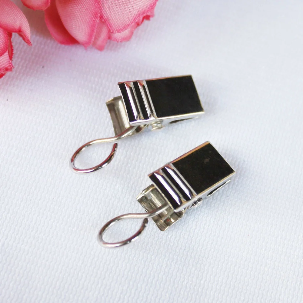 7*15mm Clear Plastic Earring Hooks Crafts Charms Pendants Plastic