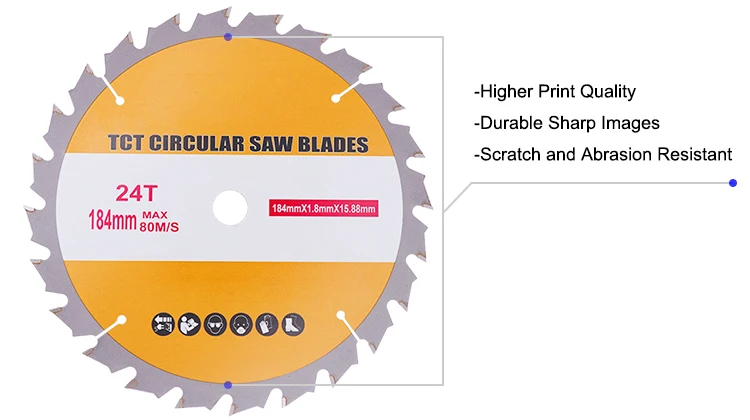 4Pcs 160mm Diameter 12-24-48-60T  TCT Circular Saw Blade Set in Aluminum Box for Wood Cutting