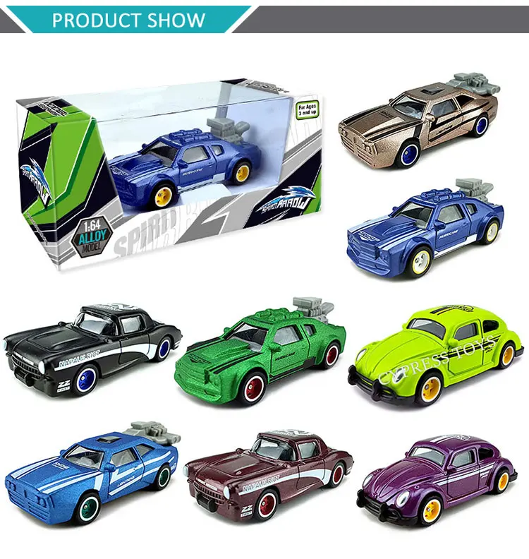 Customized Promotional Set Sliding Simulation Diecast Model Car Metal