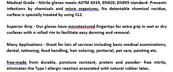 
Disposable Examination Gloves Xingyu Blue Nitrile Disposable Examination Gloves Disposable Examination Glove 