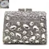 India Wholesale Glitter Clutch Bag Beaded Peacock Women Clutch Purse