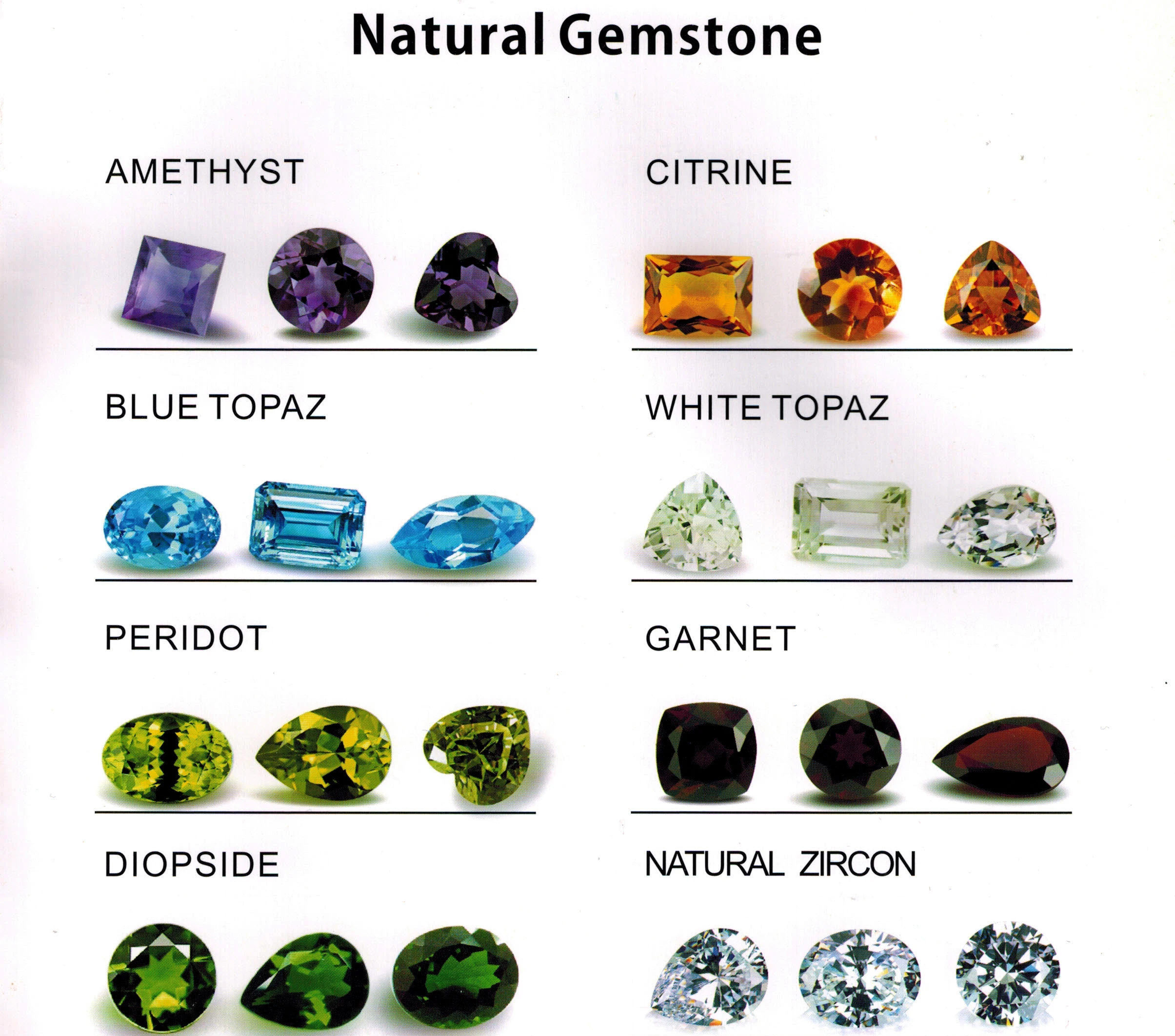 Starsgem Wholesale All Color Gemstones 3.0mm Small Size Round 