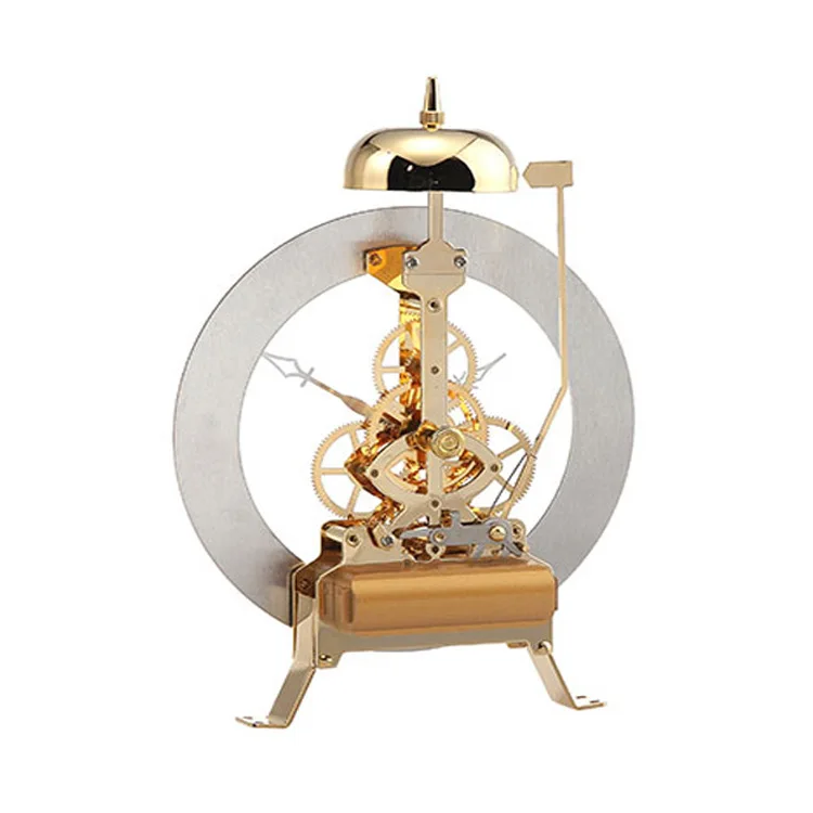 钟功能黄铜机械时钟运动与脚 - buy 钟表机芯,钟表机芯带铃铛,钟表