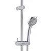 19mm Diameter Thin Slimsy Polished Stainless Steel Slide Shower Bar Set with 3 ways handheld shower