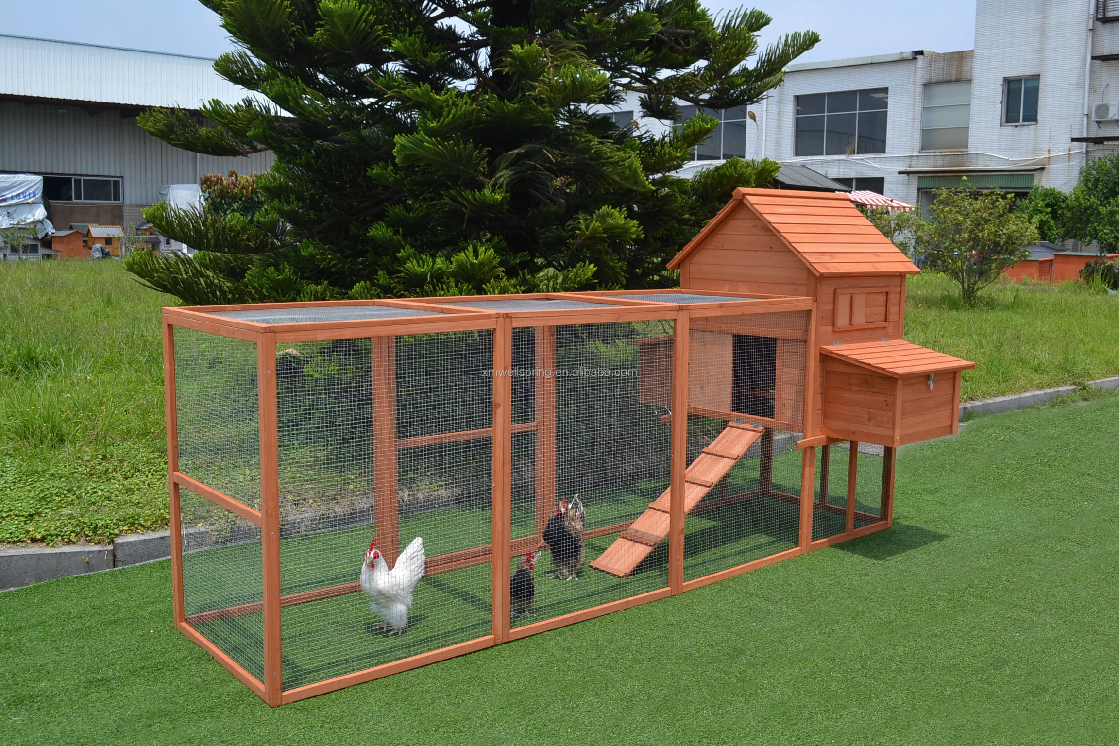 Wooden Chicken Coop Buy Large Run Easy Clean Chicken Coop With Zinc