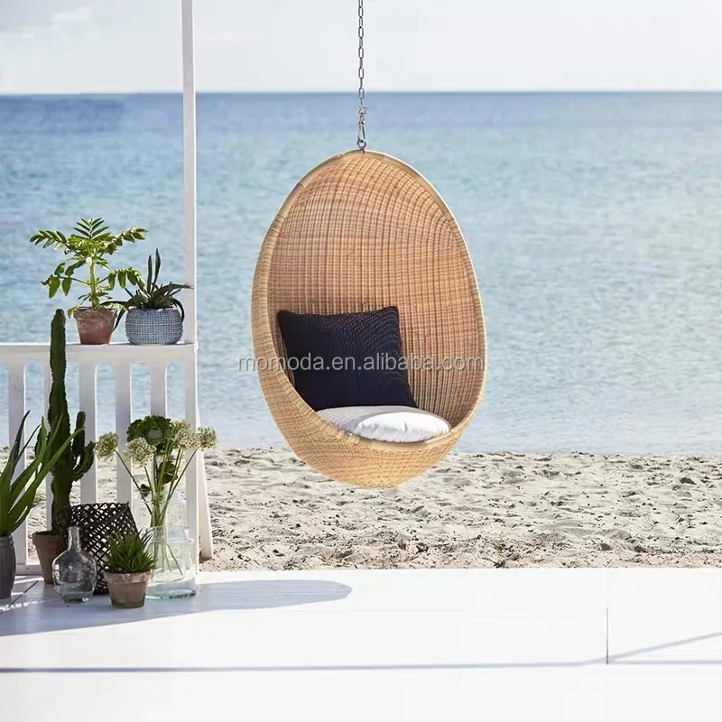 Rattan Açık Bahçe Salıncağı Yatak Sandalye,Halat