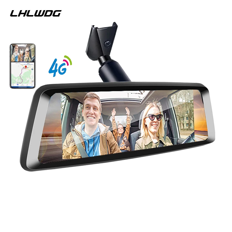 2 Channel Dash Cam 4g 1080p Camera Car Video Recorder Dashcam Front