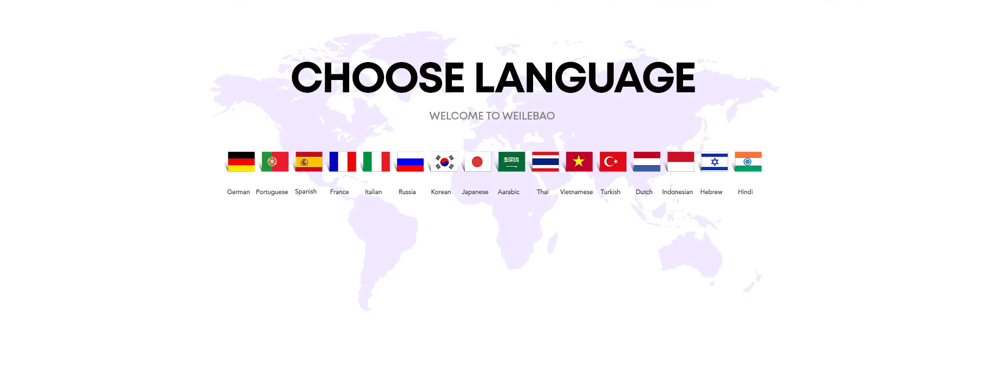 Multi Language Support