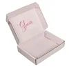 Premium Christmas decoration collapsible simple cardboard carton sweet vintage extra large Pink gift box
