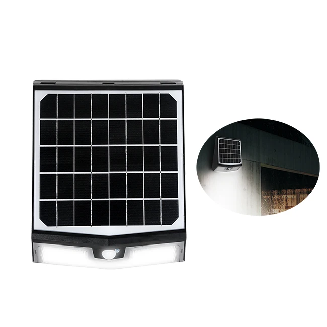 Waterproof monocrystalline silicon solar outdoor wall pack lights