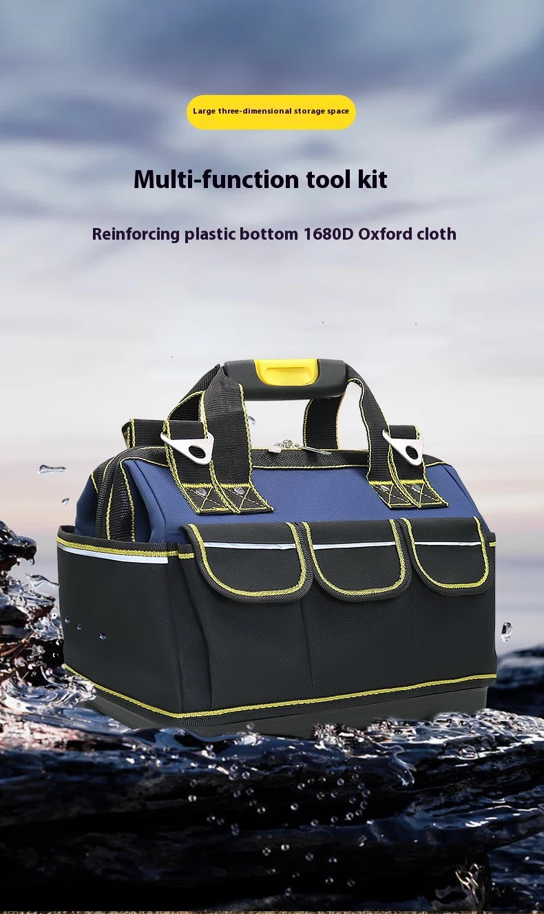 Atacado Multi Funcional Engrossado Eletricista Carpenter Ferramenta Saco Bolsa Resistente ao Desgaste Heavy Duty Mochila OEM Customizável