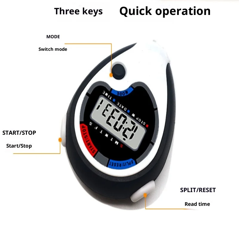 Stop Watch Customized 4 Colors Single Channel Electronic Stopwatch-Customized Logo for ...