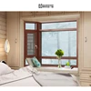 Sound Reduction Thermal Performance Double Draft Seals Swing Window With Screen