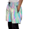 ZUJA Reflective Cargo Dark Rainbow Windproof Short Pants For Running
