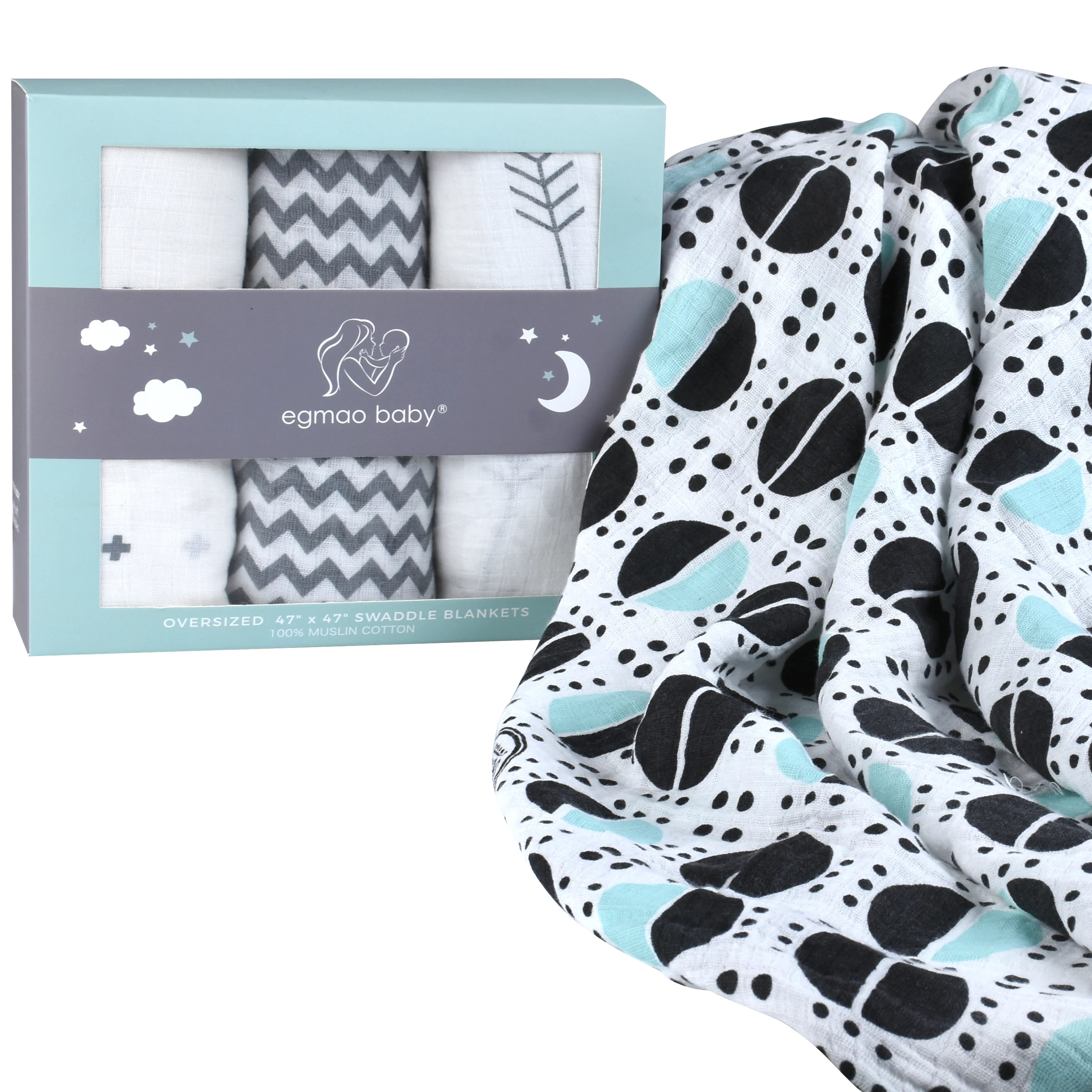 muslin cotton swaddle blankets