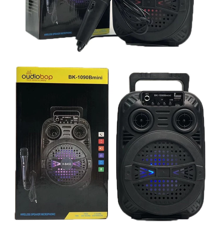 BK-1090B mini Subwoofer High Quality Sound Quality Portable Party Bluetooth Speaker - ANKUX.COM