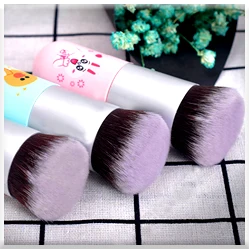 New Style Cute Japanese Purple Pink Color Foundation Blush Makeup Pennello cosmetico Beauty Essentials for Travel