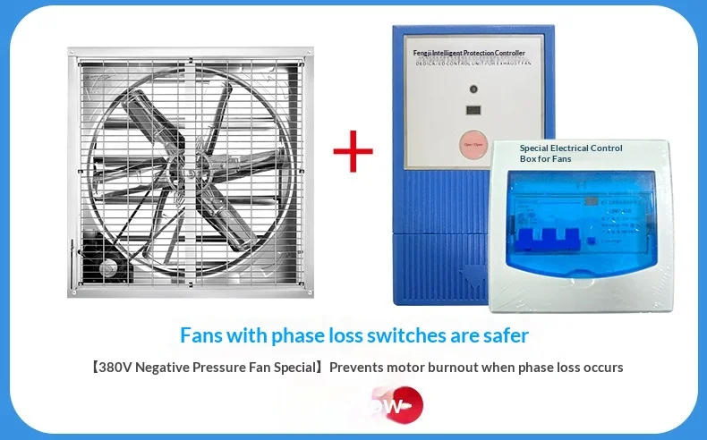 Industrial Electric Exhaust Fan, Axial, 110 V - detail 6