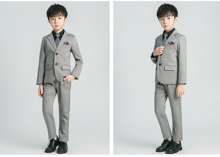 New fashion 4 pieces sets gentleman formal kids clothes suit for boy