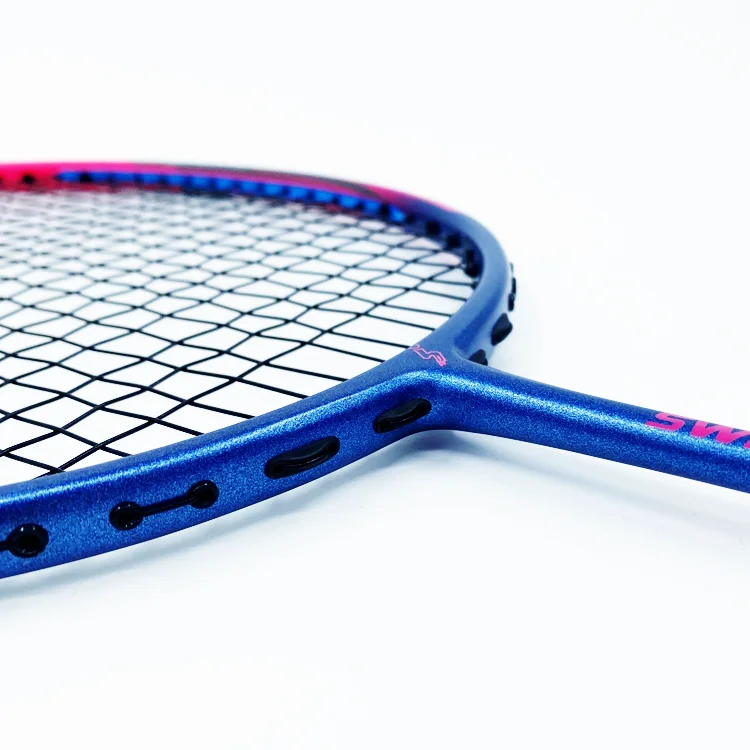 China Factory Wholesale High Quality 5U Level Full Carbon Fiber Badminton Racket Single Piece manufacture