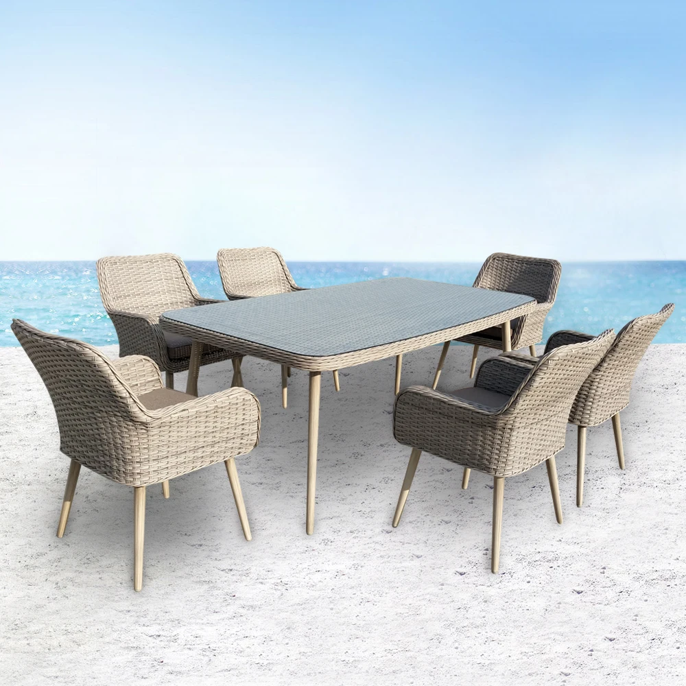 Sailing Cheap Antique Rattan Chair Outdoor Garden Rattan Sofa Back Yard