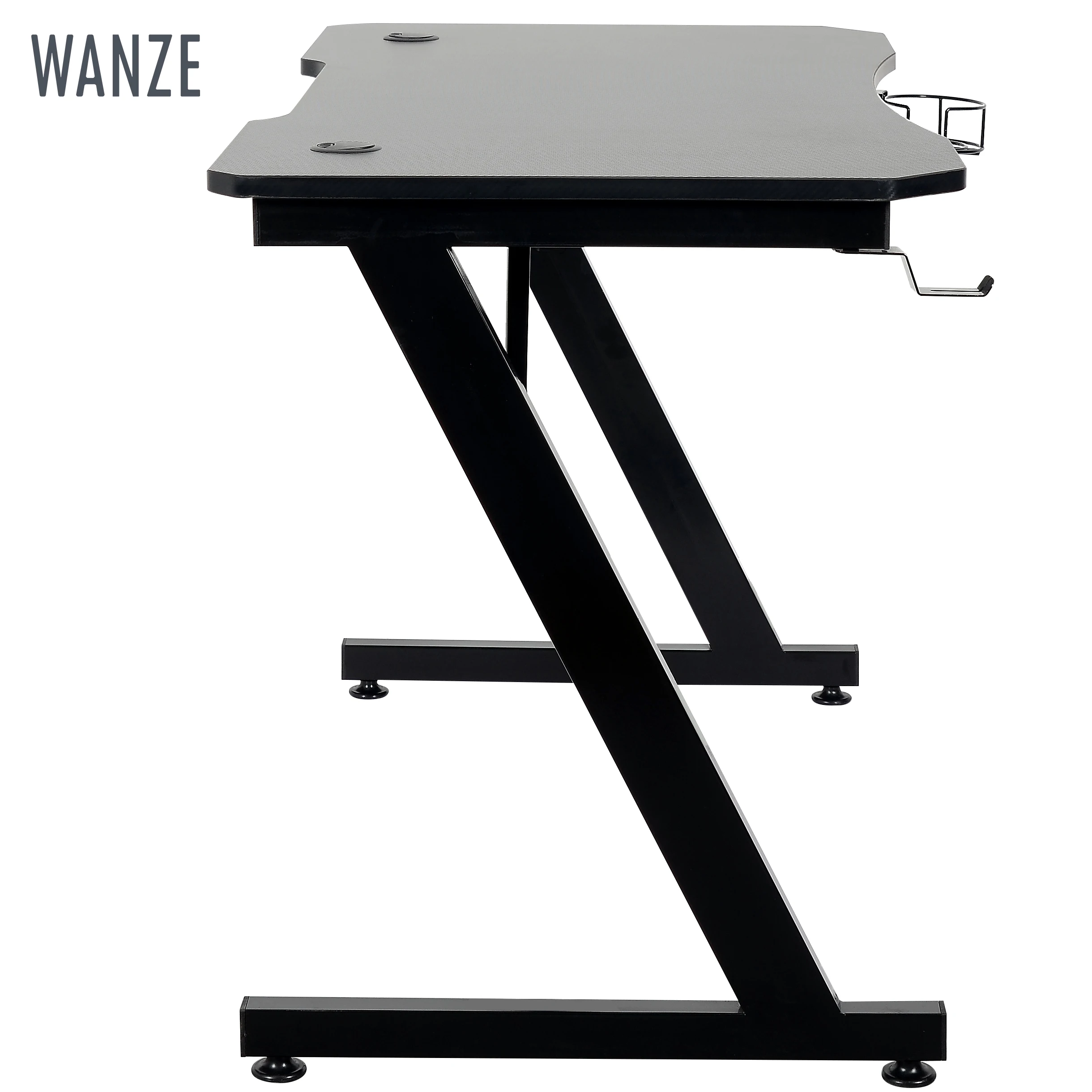 Electric Gaming Table Computer Table With Cup Holder And Headphone Hook