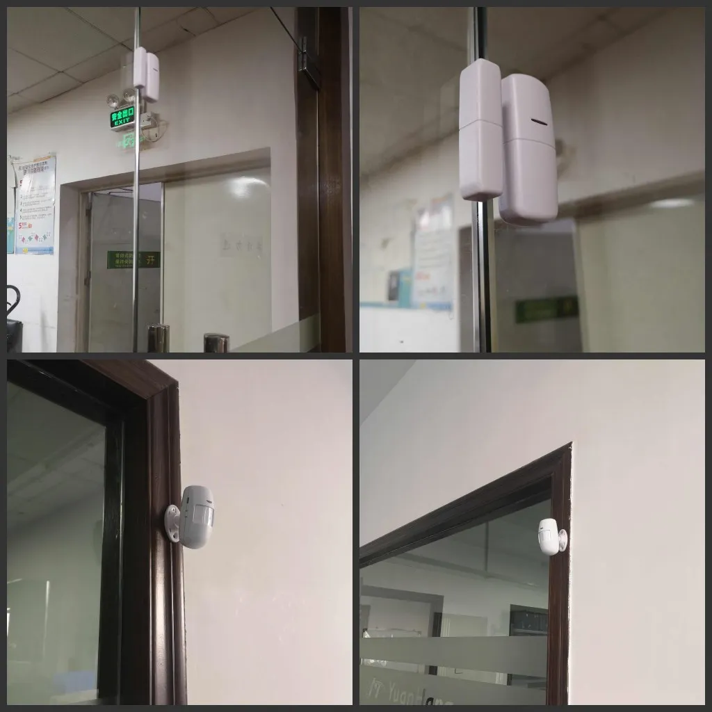 Home Security Door Open Alarm 433mhz Wireless Door Contact