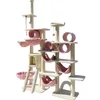 Kitten litter house sisal column supplies cat climbing frame large multi-layer cat tree cat jumping platform