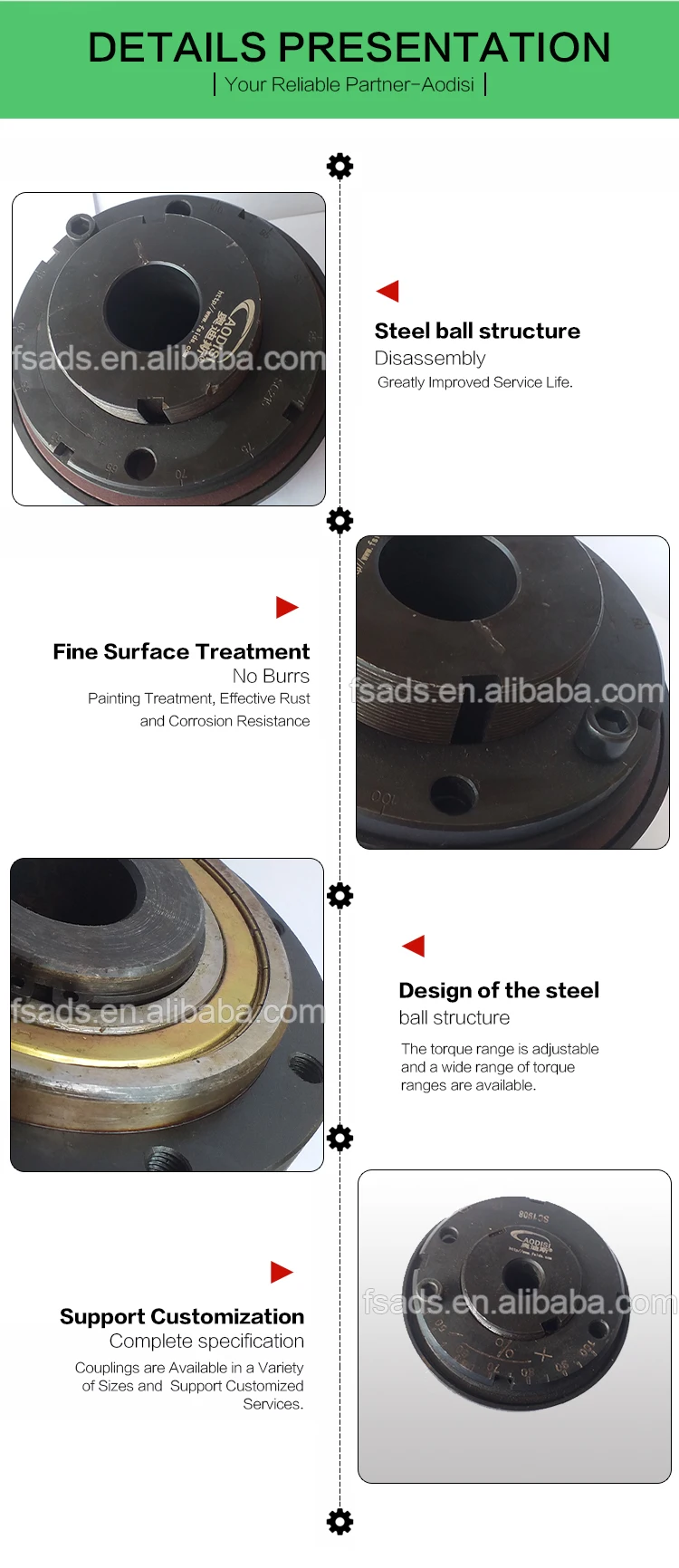 Sc Type Overload Clutch Ball Detent Torque Limiter Coupling Buy