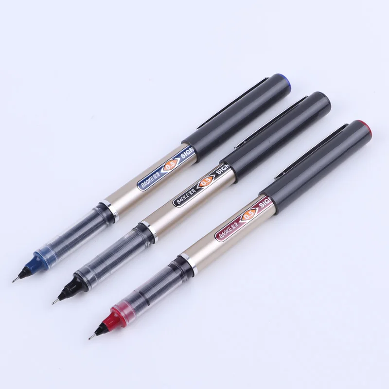 Black Free Ink Roller Pen For Promotion 0.5mm Luxury Rollerball Pen ...