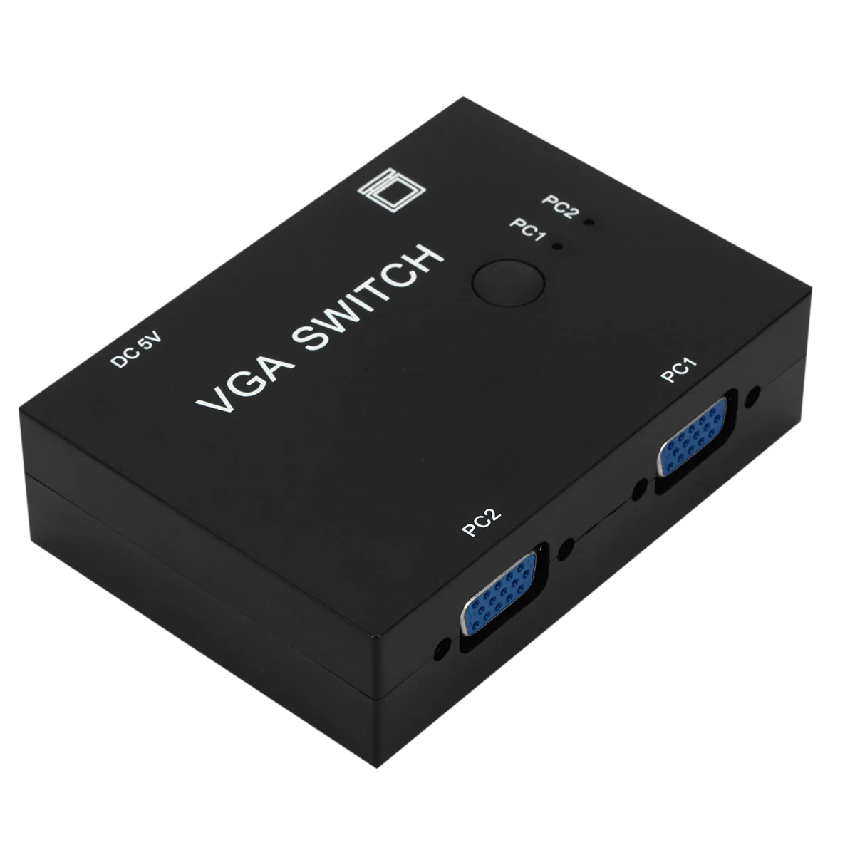 VGA Splitter,2-In-1-Out 2 Port Switcher VGA Splitter Plug and Play HD Display Accessories,Support VGA SVGA XVGA UXGA and Multi-sync Display VGA Splitter,2-In-1-Out 2 Port Switcher VGA Splitter Plug and Play HD Display Accessories,Support VGA SVGA XVGA UXGA and Multi-sync Display