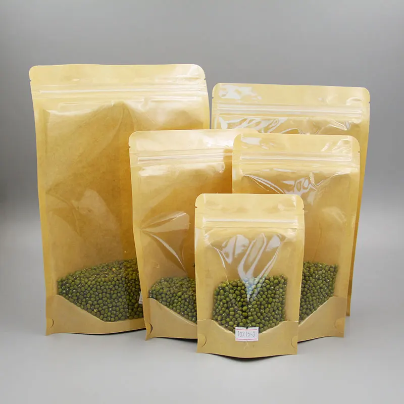 Wholesale Moistureproof Kraft Food Grade Packaging Small Wax Lined