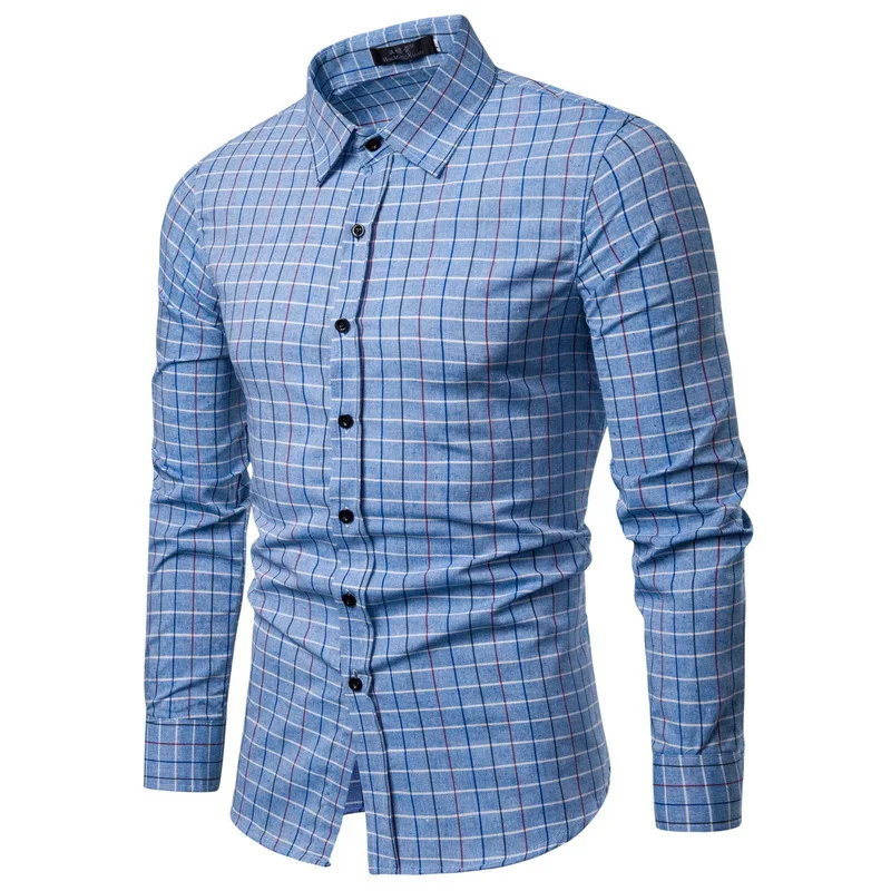 baggy checked shirt