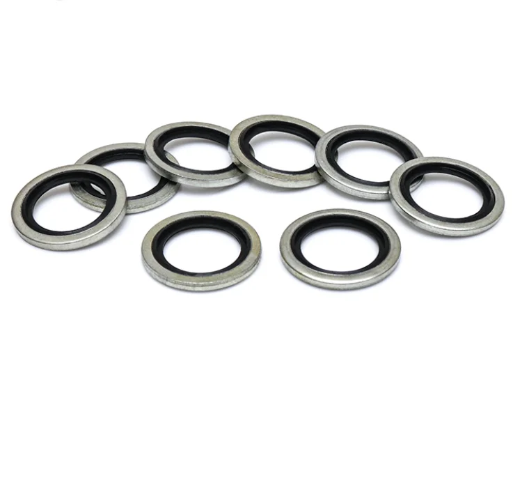 Customize Metal Epdm Rubber Thread Sealing Compact Washer Bonded Washer