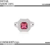 Duchess ring 3A zircon exquisite women's ring wedding ring dinner gift ruby ring manufacturers direct wholesale high quality