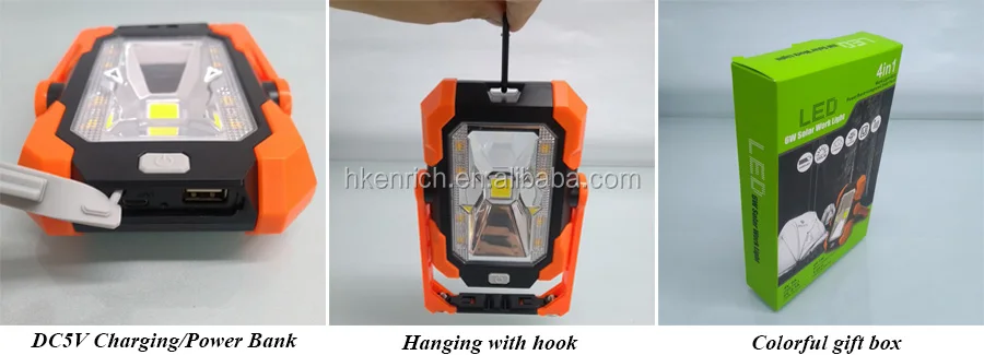 IP65 Solar Powered LED Flood Light for Outdoor