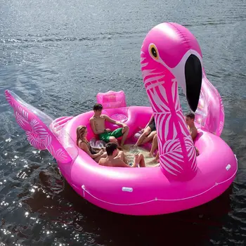 giant inflatable flamingo 6 person