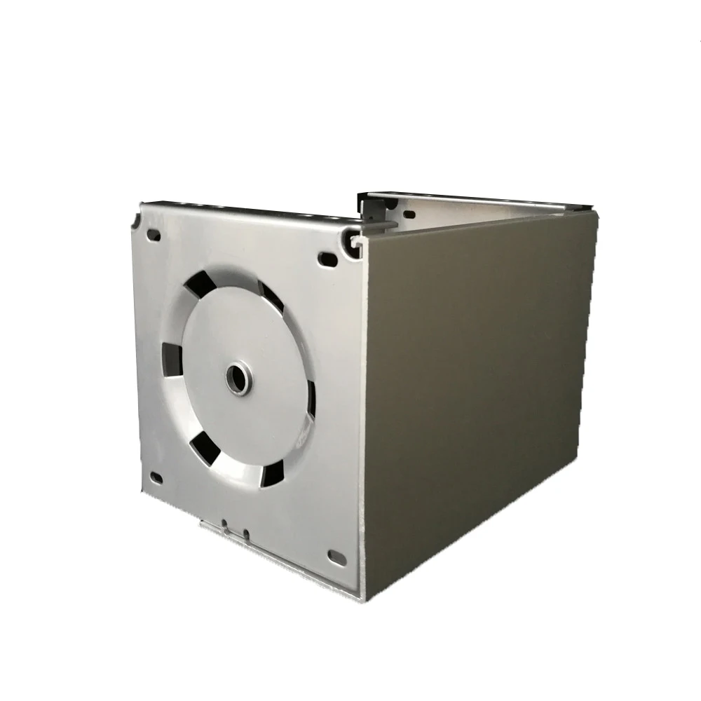 2018 Top Quality Square Metal End Caps For Cassette Fascia Headrail