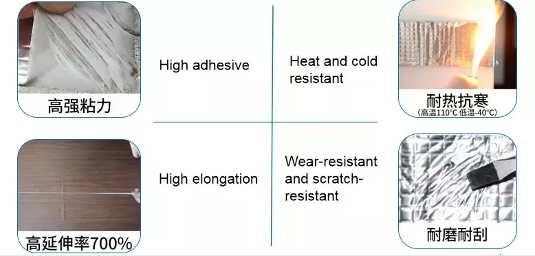 OEM Customized butyl adhesive aluminum foil tape for roof and pipe