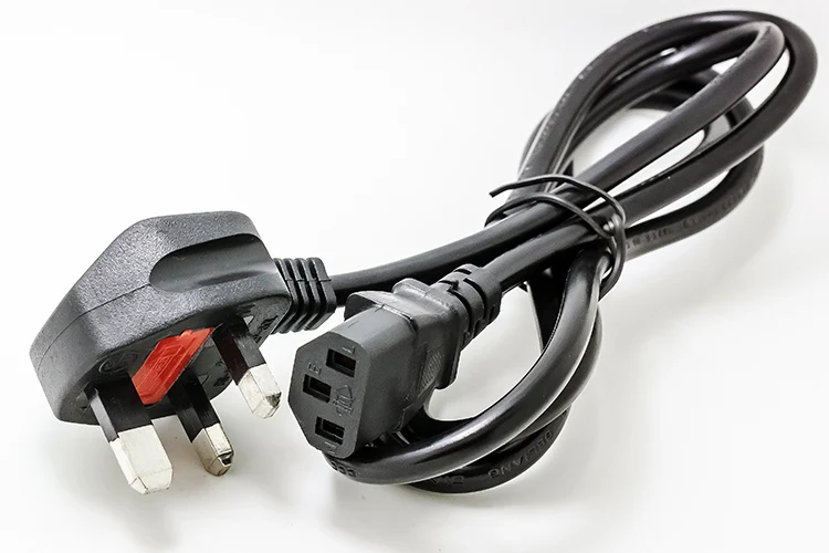 广州制造英国黑色电源线,用于笔记本电脑台式电线电缆 - buy high