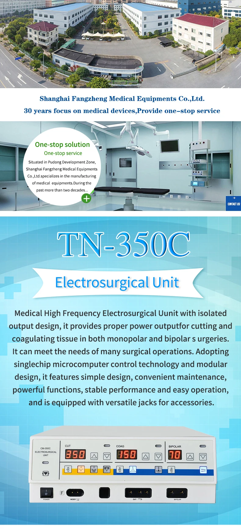 electro electric surgical unit 200W diathermy machine therapy