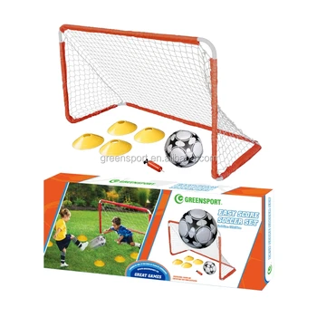 Soccer Training Equipment Air Hockey Metal Soccer Goal Set With Soccer Cones And Football Buy Soccer Training Equipment Football Training Sets Soccer Cones Product On Alibaba Com