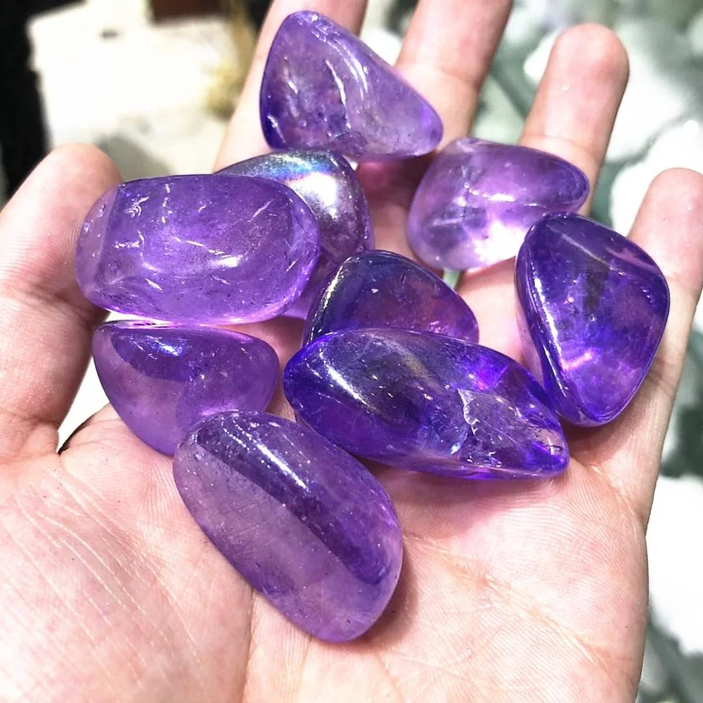 purple angel aura quartz
