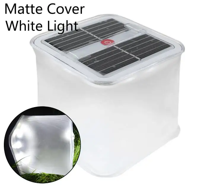 Square Outdoor Led Camping Lantern Waterproof Inflatable Camping