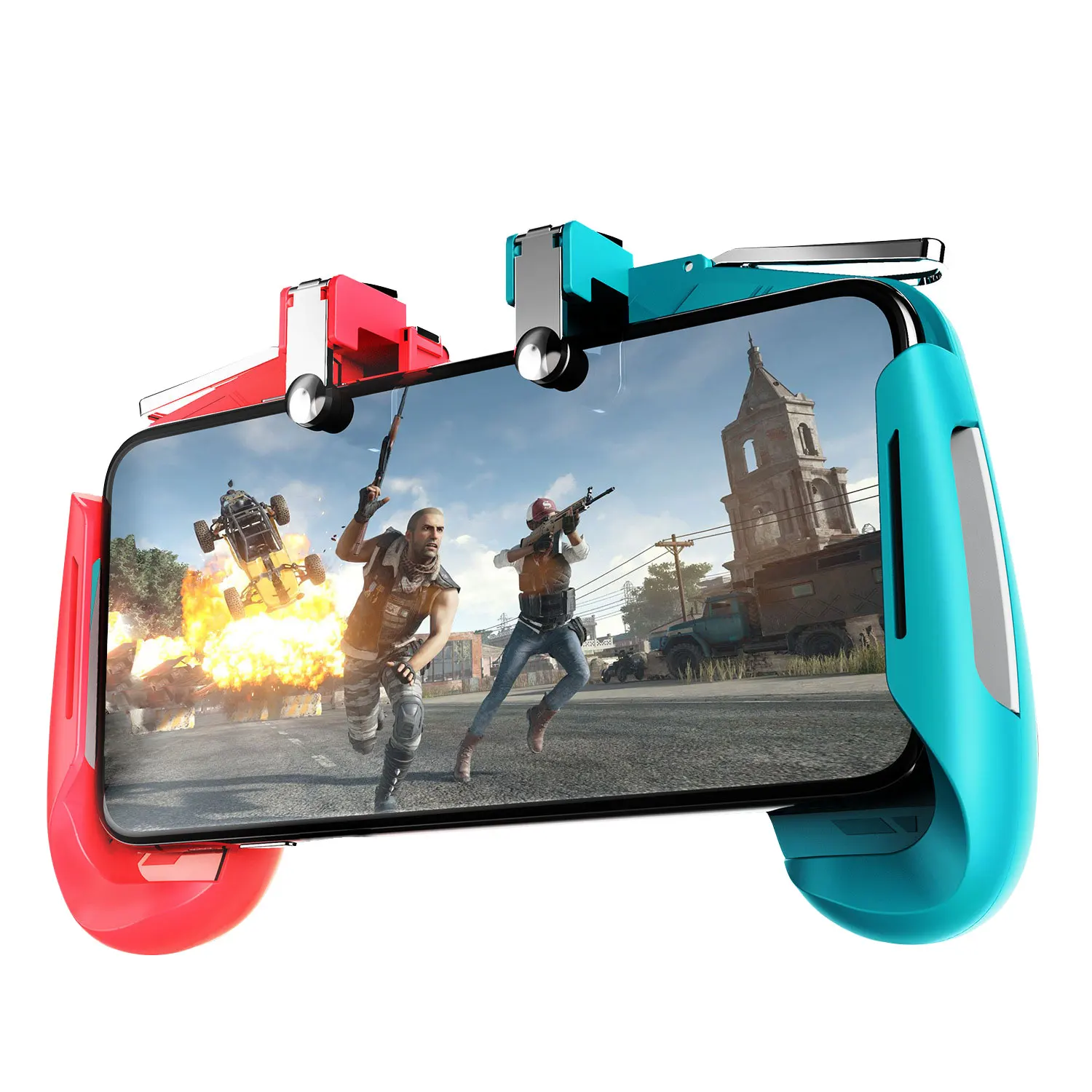 Side-by-side comparison of snap-on, detachable, and standalone Android phone game controllers