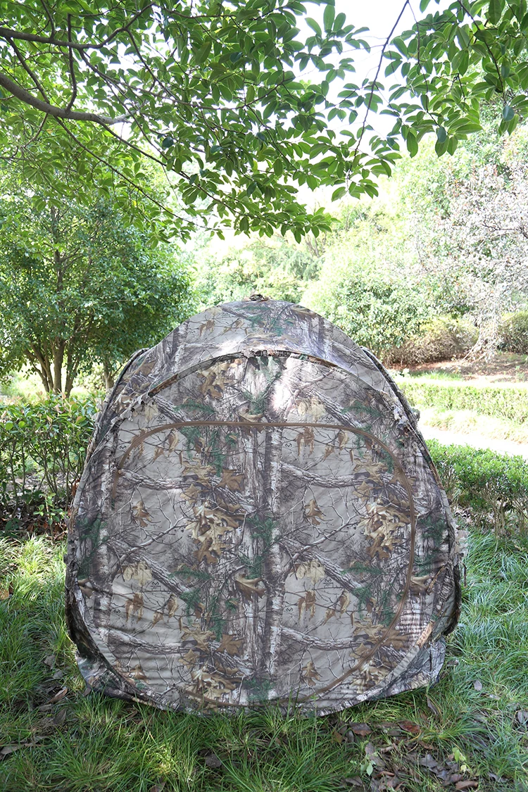 Portable Hunting Blind Pop Up Ground Weather Resistant Hunting