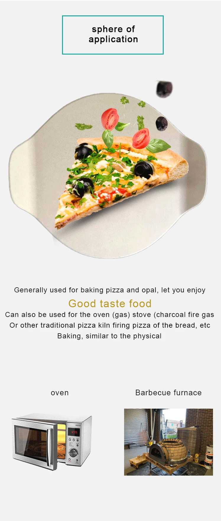 custom 330 x 380 x 12/18mm square ceramic pizza stone plate with pizza peel//